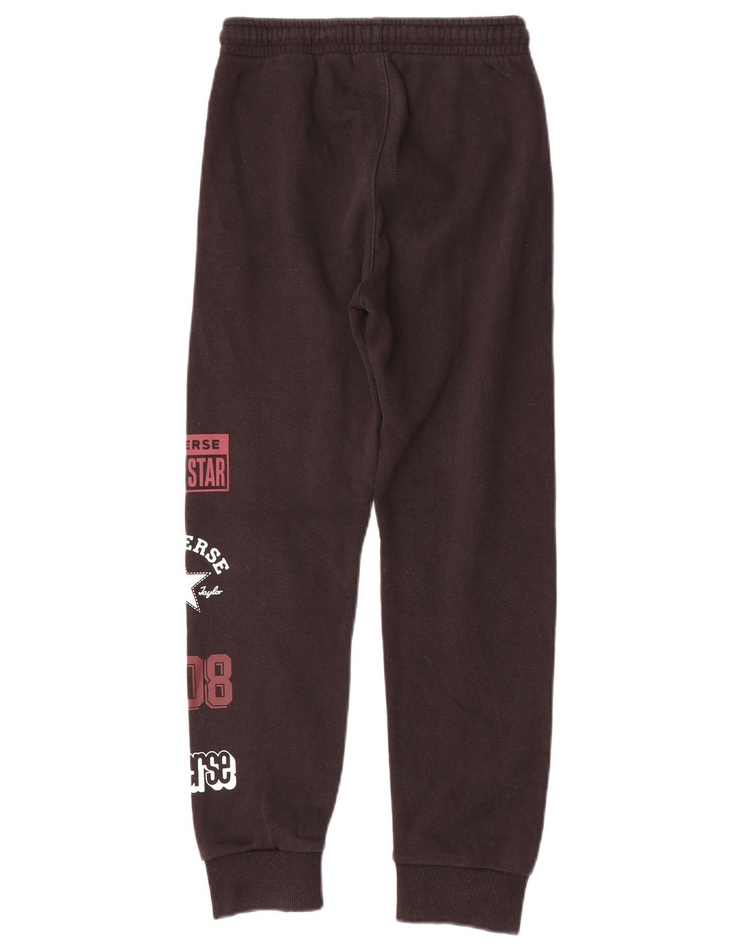 Converse Pantaloni da tuta grafica da ragazzo Joggers 10-11 anni Medio Nero