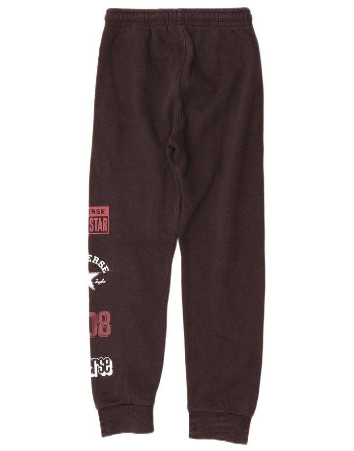 Converse Pantaloni da tuta grafica da ragazzo Joggers 10-11 anni Medio Nero