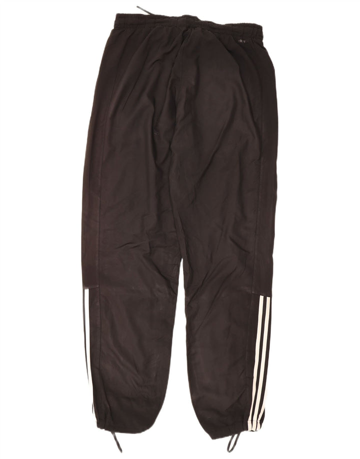 Pantaloni da tuta Adidas Climalite da uomo, pantaloni da jogging, grandi, in poliestere nero