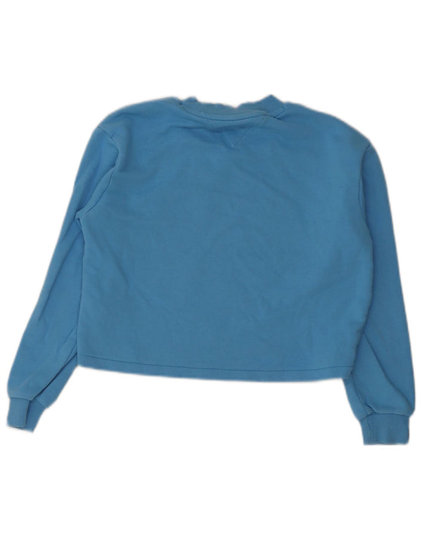 Maglione con cappuccio corto grafico da bambino Tommy Hilfiger 13-14 anni Blu