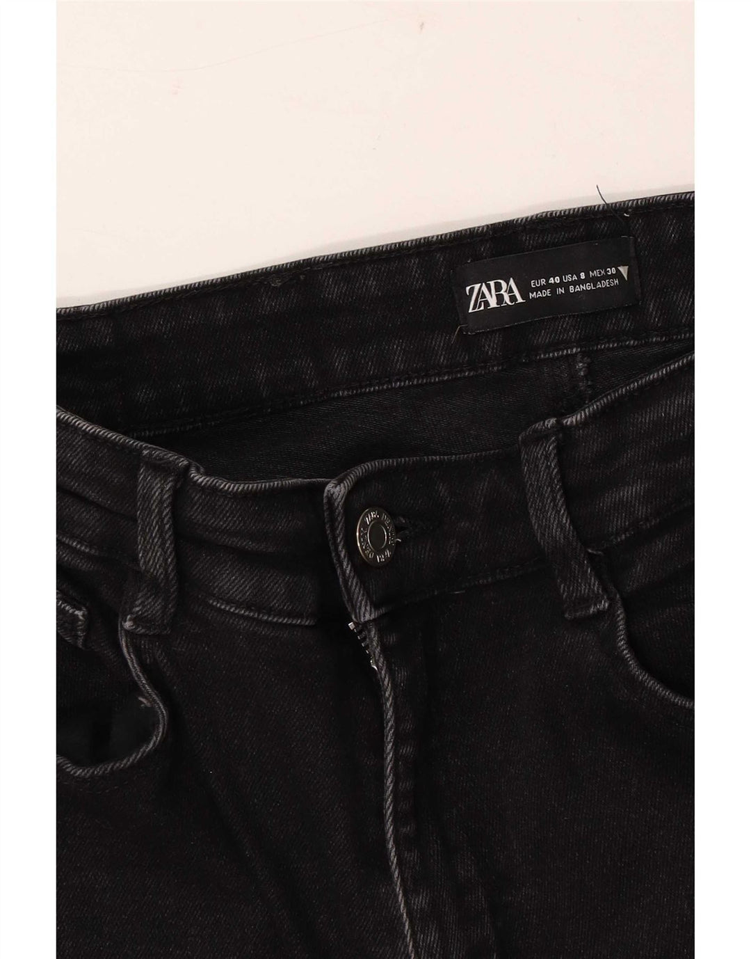 Jeans skinny da donna Zara EU 40 medi W30 L26 neri