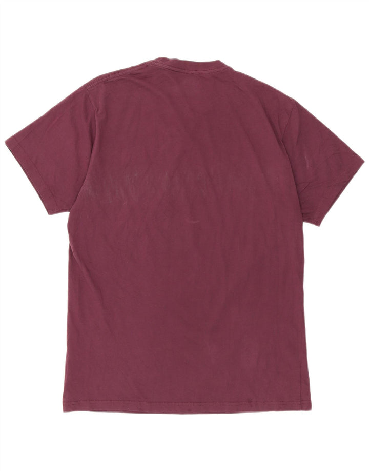 Vans Mens Classic Fit T-Shirt Top Medium Purple Cotton