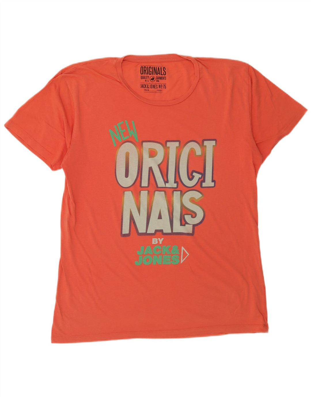 Maglietta grafica da uomo Jack & Jones Top 2XL Arancione