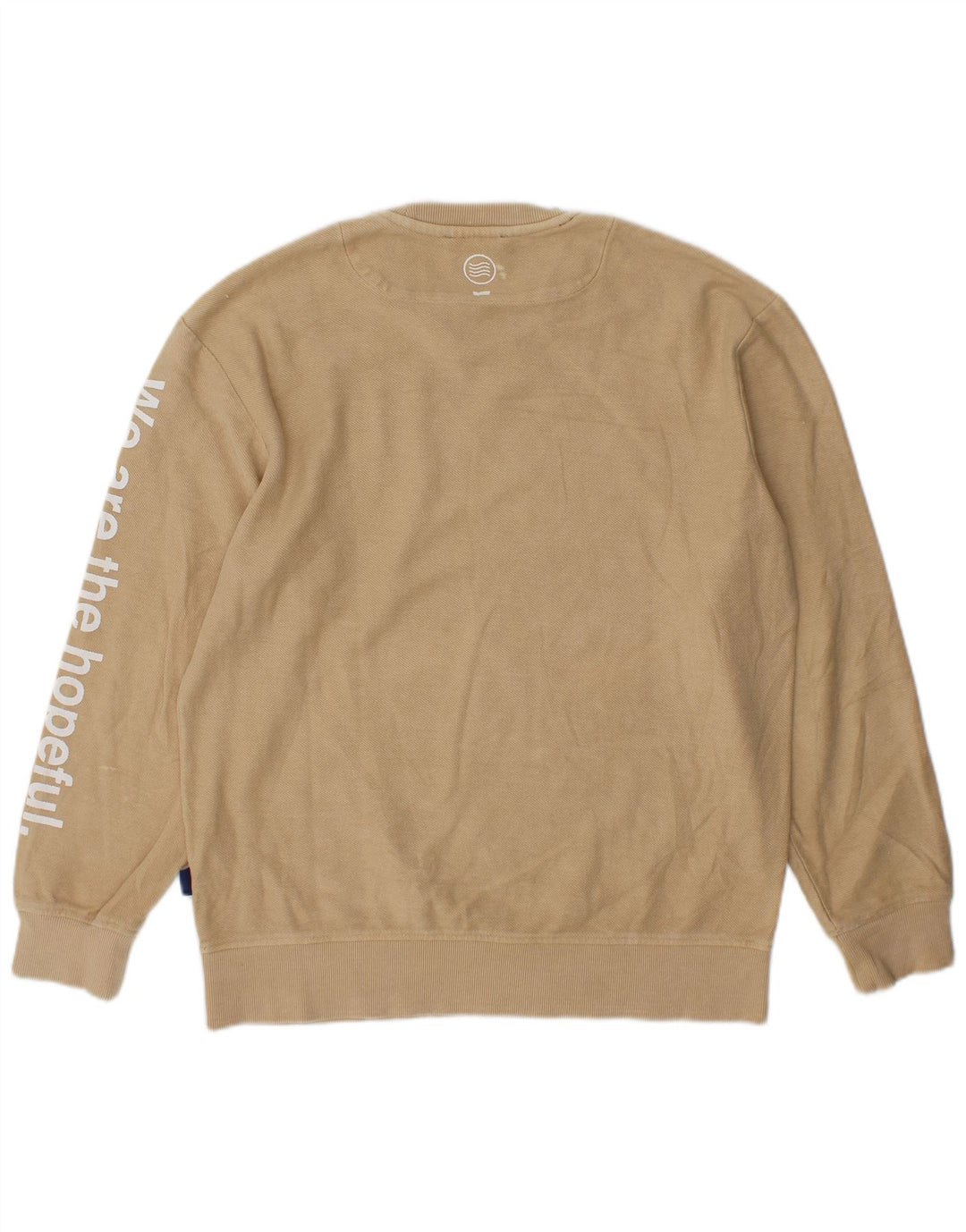 Felpa grafica da uomo Gas, maglione, cotone beige medio