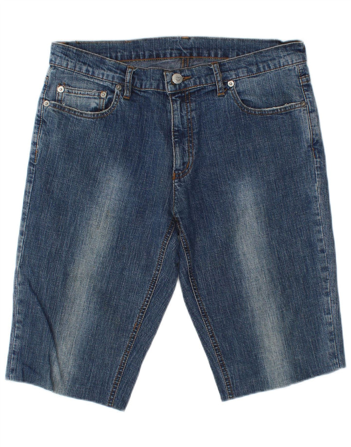 Pantaloncini di jeans da donna ICEBERG W30 cotone blu medio
