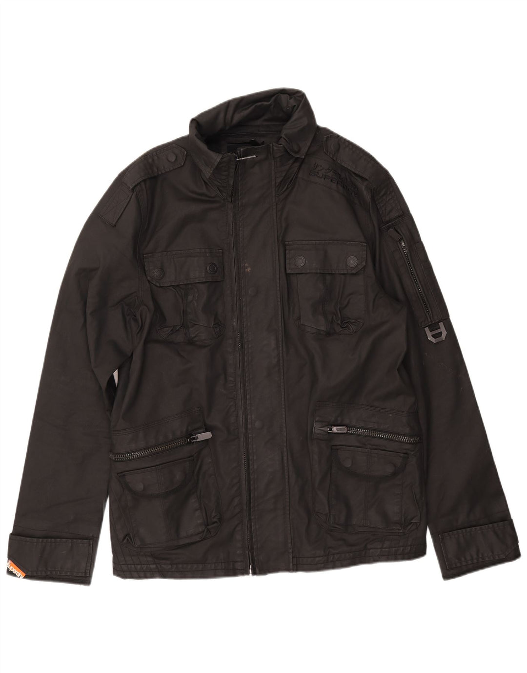 Giacca militare da uomo Superdry UK 44 2XL cotone nero