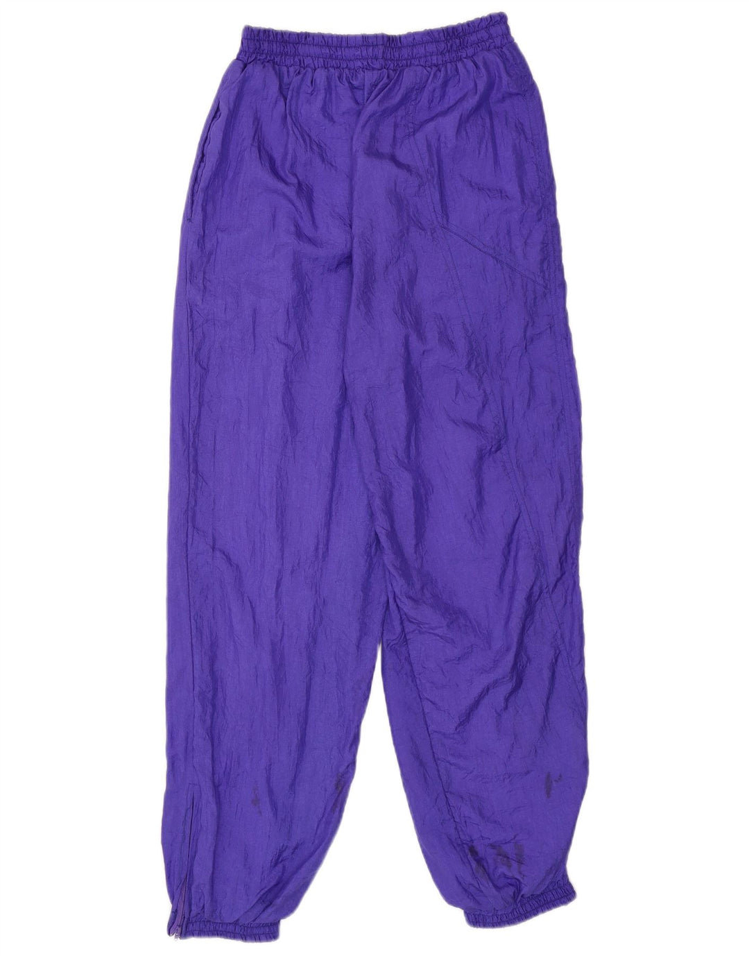 Pantaloni da tuta da uomo vintage da jogging in nylon viola medio