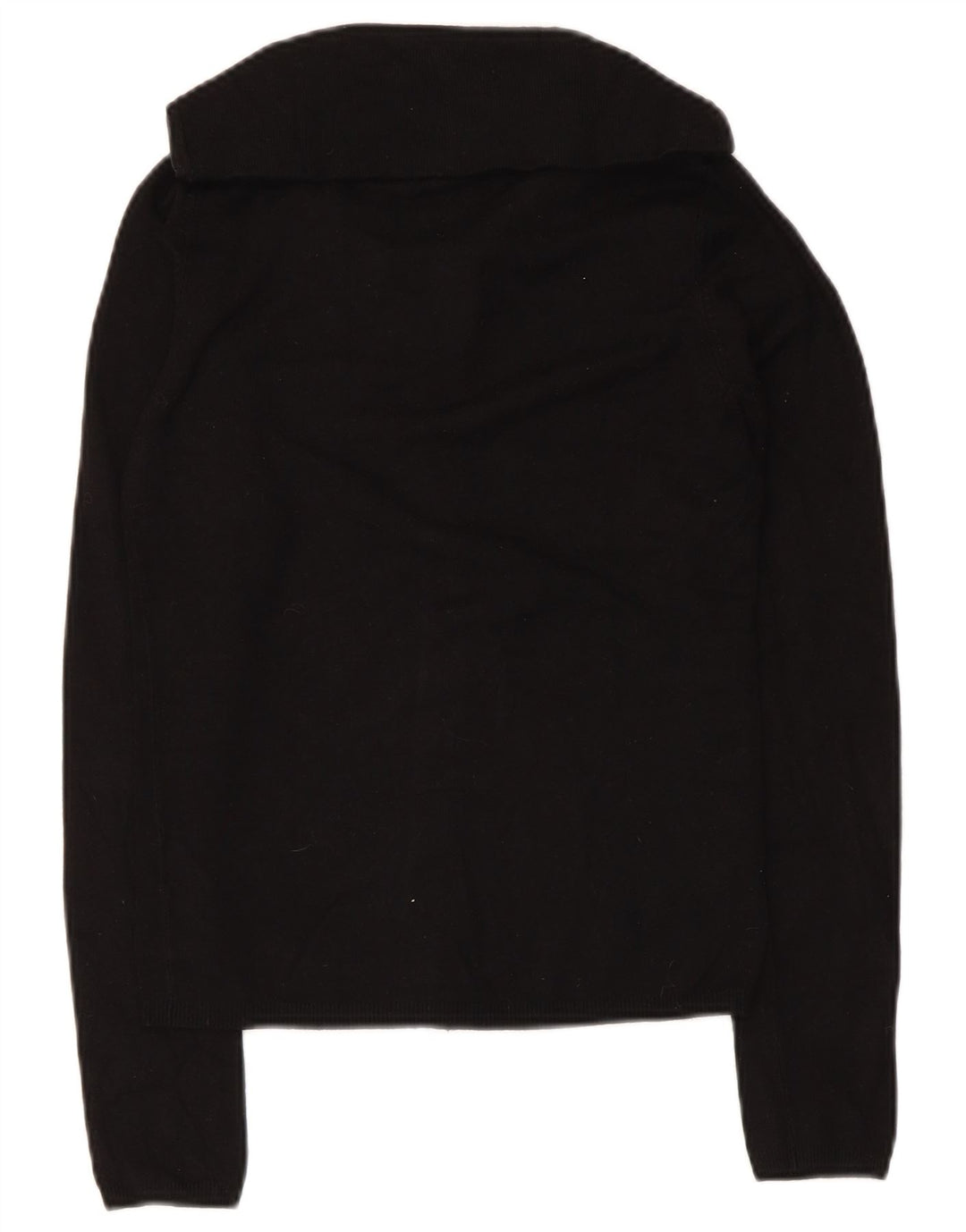 Maglione cardigan da donna Zara UK 12 Rayon nero medio