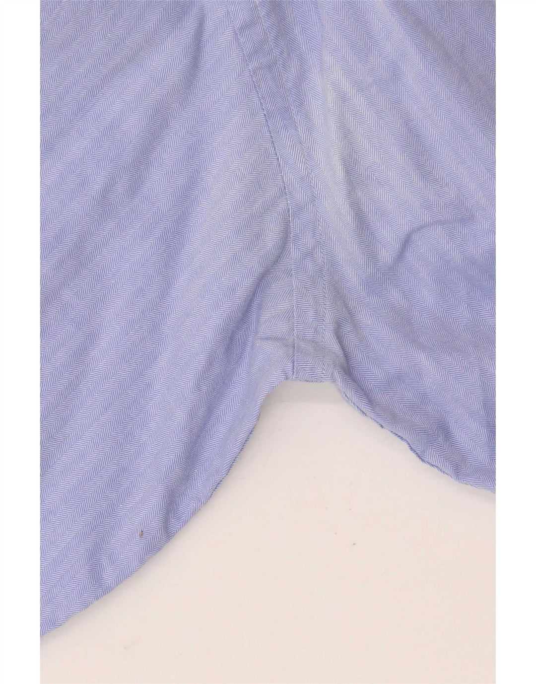 Camicia da uomo Tommy Hilfiger taglia 16 grande cotone a spina di pesce blu