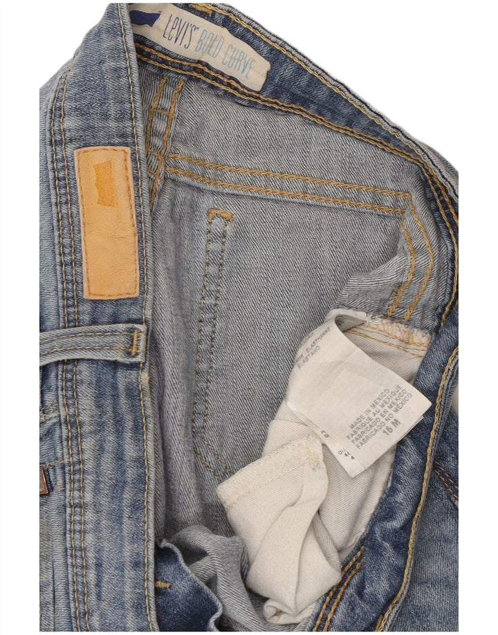 Jeans cropped Levi's da donna Bold Curve W32 L24 cotone blu