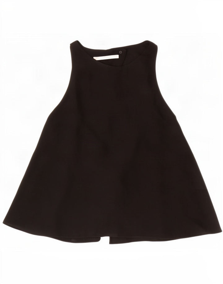 Camicetta senza maniche da donna Zara UK 14 grande nera