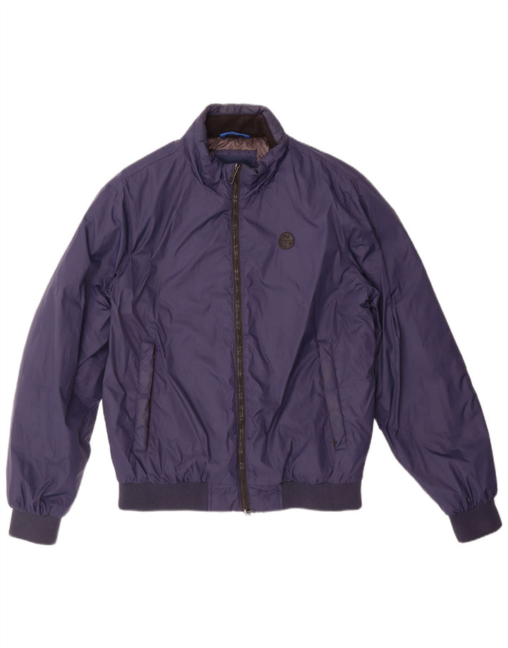 Giubbotto bomber da uomo North Sails UK 38 medio blu navy in poliammide