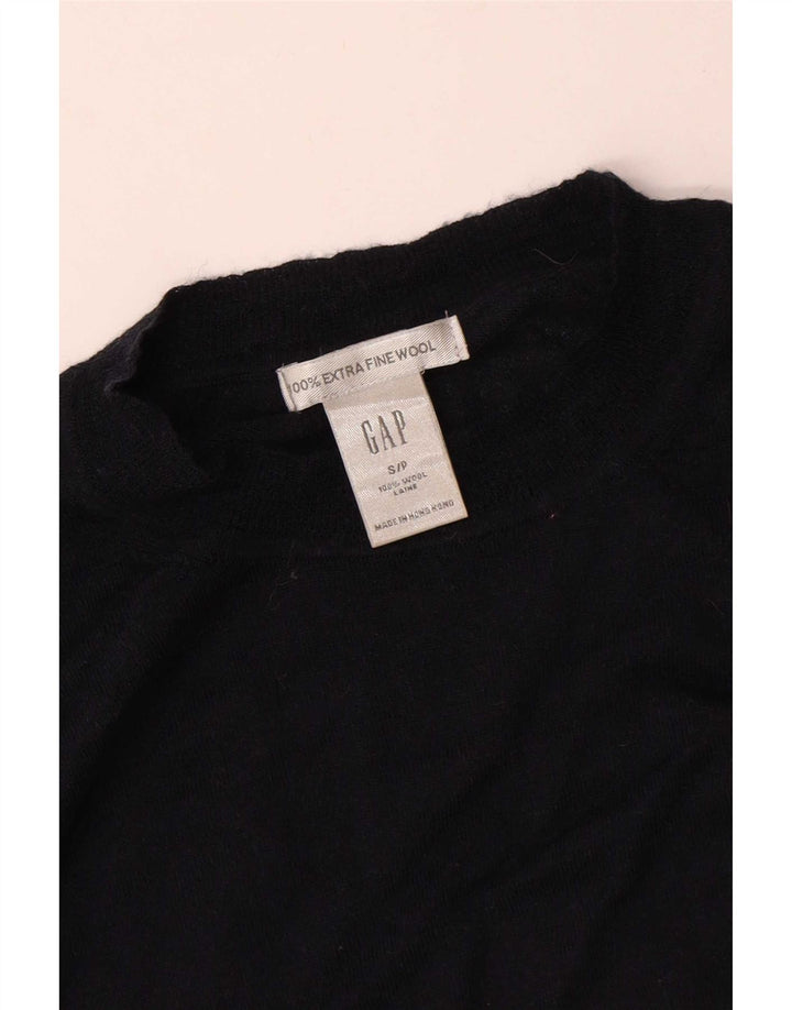 Maglione maglione girocollo da donna Gap UK 10 piccolo lana blu navy