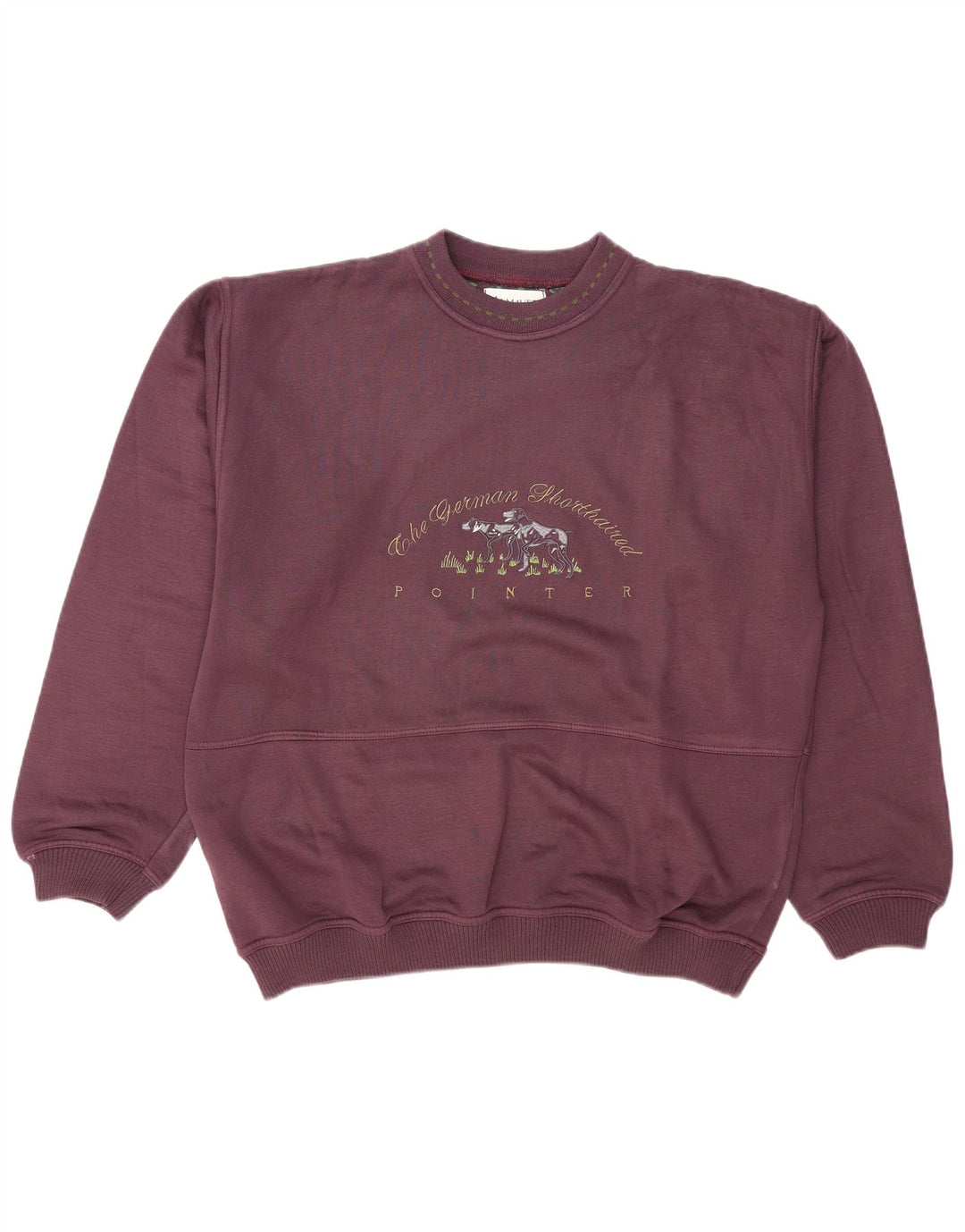 Felpa grafica da uomo vintage maglione XL in cotone marrone