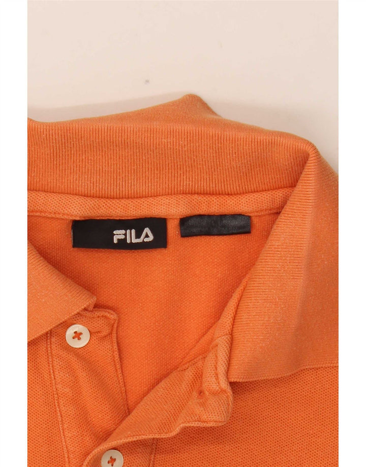 Polo da uomo Fila piccola arancione