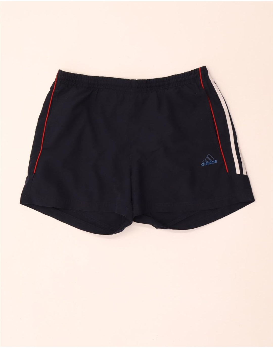 Pantaloncini sportivi da uomo Adidas grandi sportivi in poliestere blu navy
