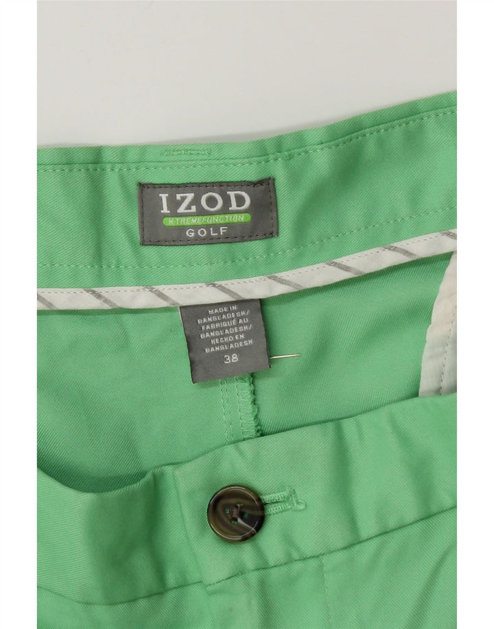 Pantaloncini chino da uomo con ancoraggio IZOD W38 XL verdi