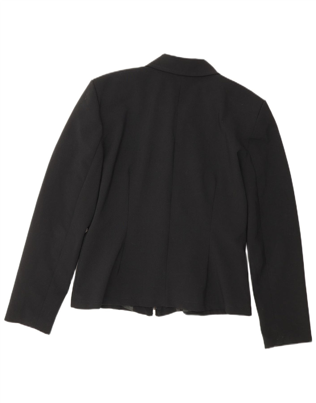 Giacca blazer con zip intera da donna Naf Naf UK 10 piccola in poliestere nero