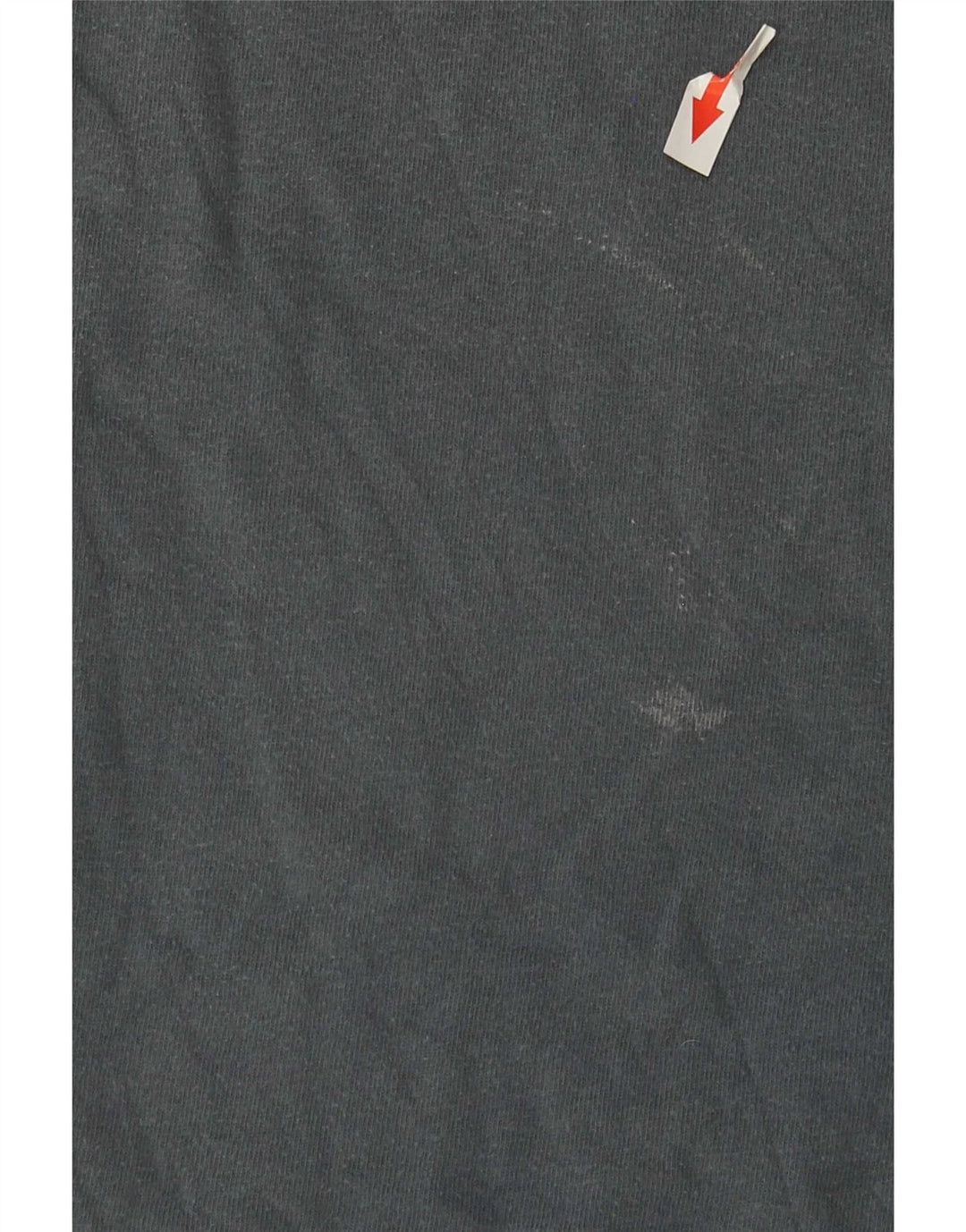 T-shirt grafica da uomo Weird Fish Top in cotone grigio medio