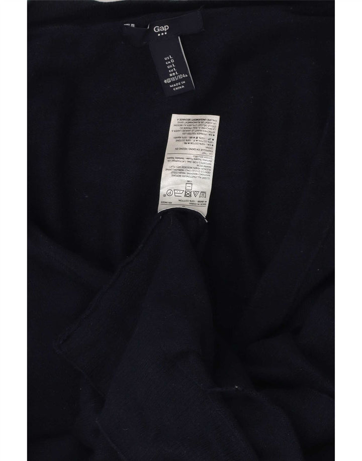 Maglione cardigan da uomo Gap grande in cotone blu navy