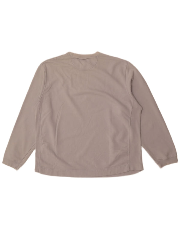 Felpa grafica da uomo Champion Jumper XL in cotone blu