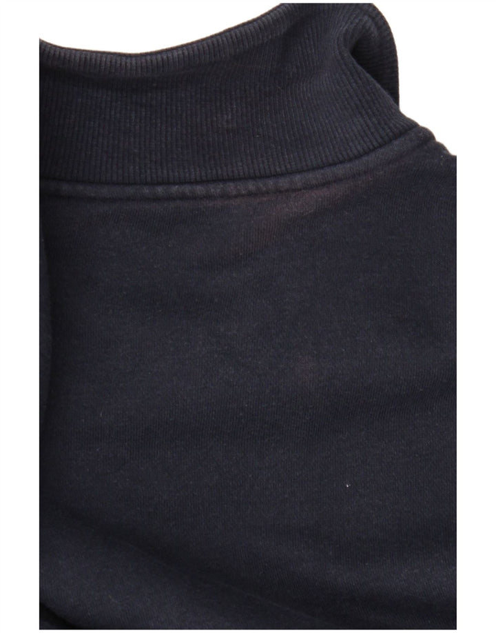Giacca da ginnastica grafica da uomo Adidas XL in cotone blu navy