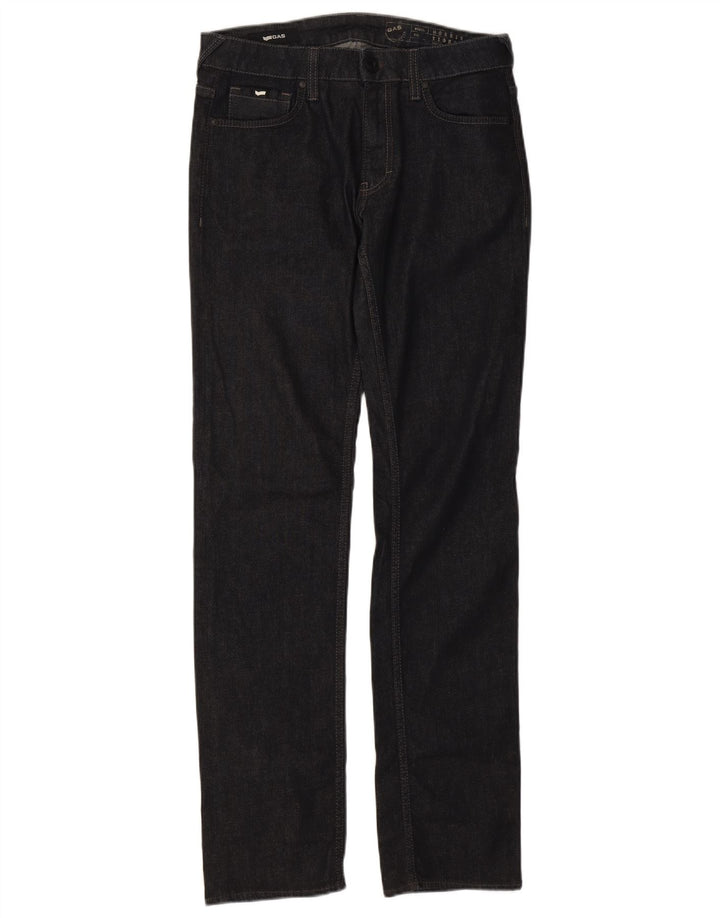 Jeans dritti da donna Gas W32 L34 cotone blu navy