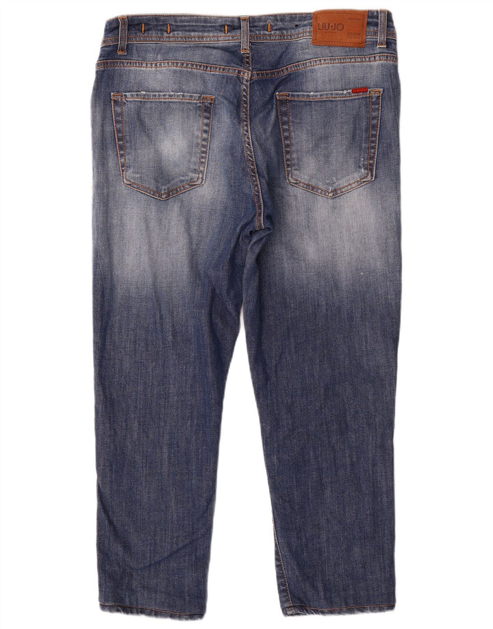 Jeans Liu Jo Uomo Regular Slim IT 49 Medio W34 L25 Blu Cotone