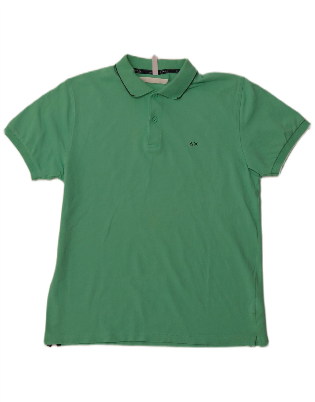 Polo da uomo SUNDEK grande in cotone verde