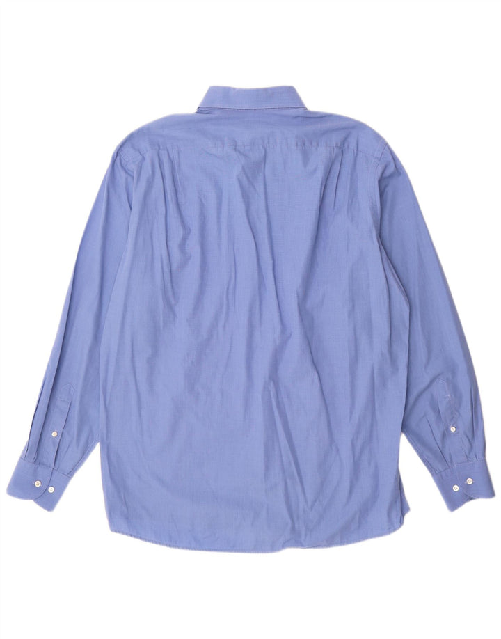 Camicia da uomo Hugo Boss taglia 16 1/2 42 grande cotone blu