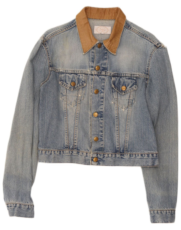Giacca in denim corto da donna Swish UK 14 blu medio