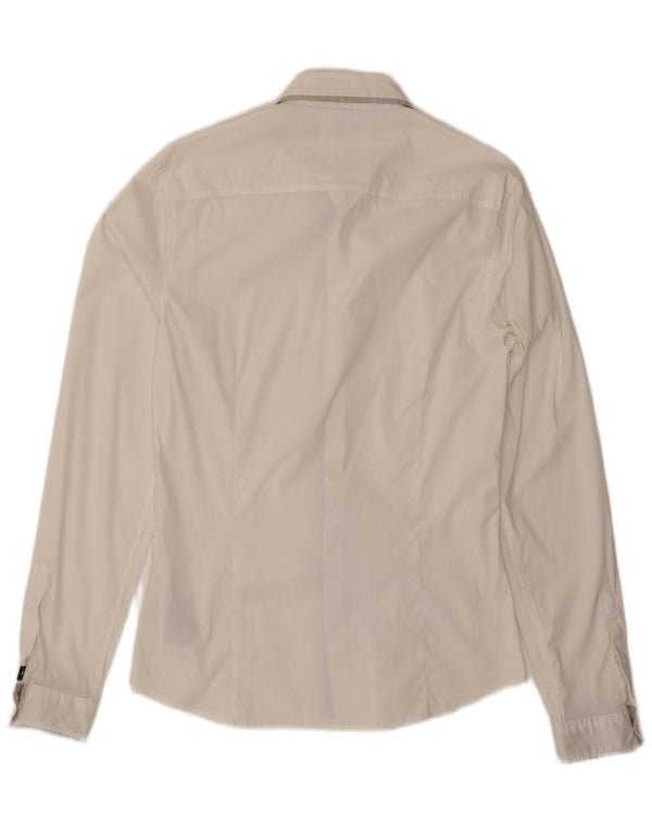 Camicia GUESS Uomo Slim Fit Small Cotone Bianco