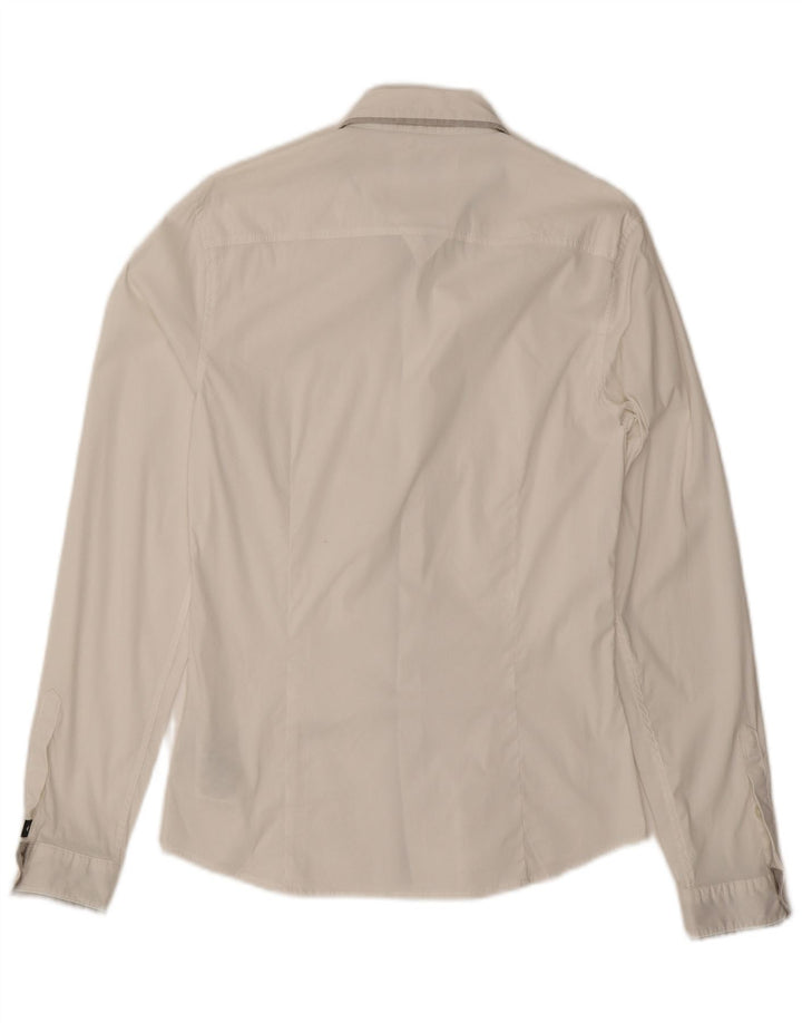 Camicia GUESS Uomo Slim Fit Small Cotone Bianco