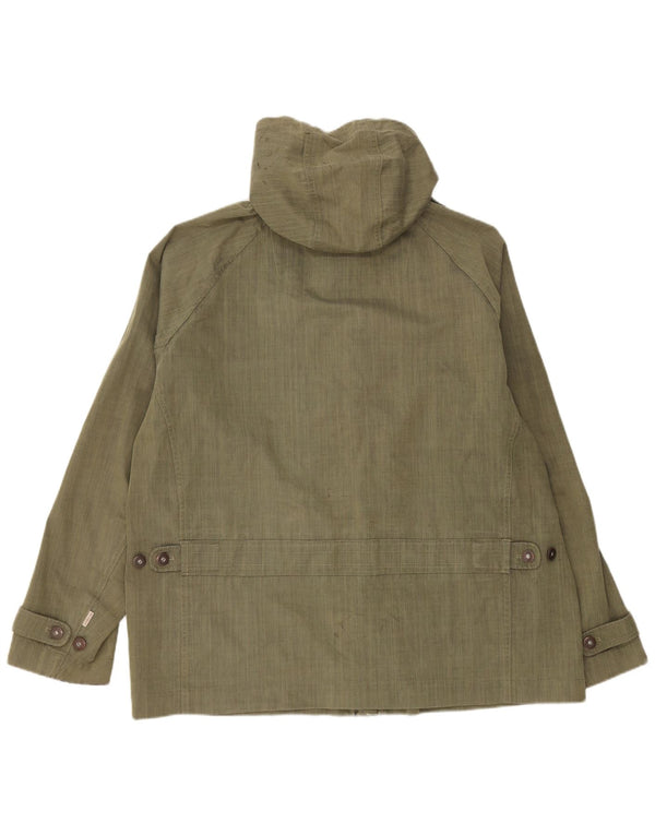 Giacca impermeabile con cappuccio da uomo Timberland UK 46 3XL Cachi