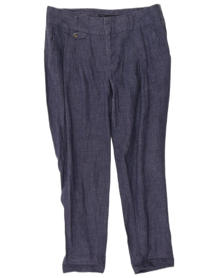 Pantaloni chino con pegging da donna Zara medi W28 L28 blu navy