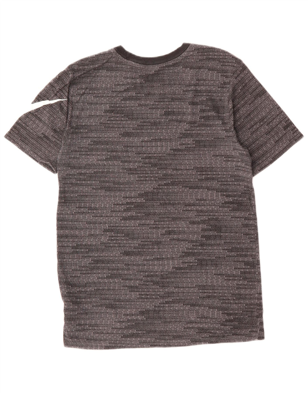 T-shirt grafica da uomo NIKE Top piccola in cotone grigio