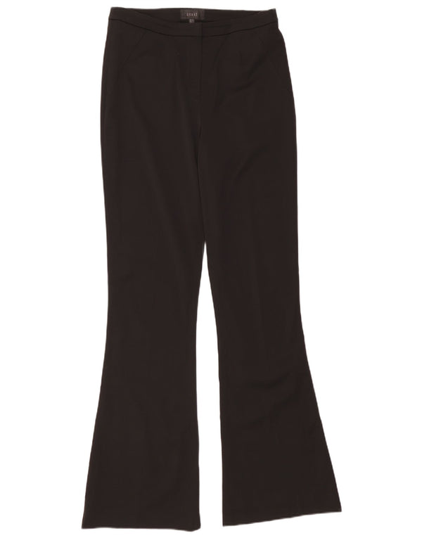 Pantaloni casual svasati da donna Coast UK 12 medi W30 L34 viscosa nera