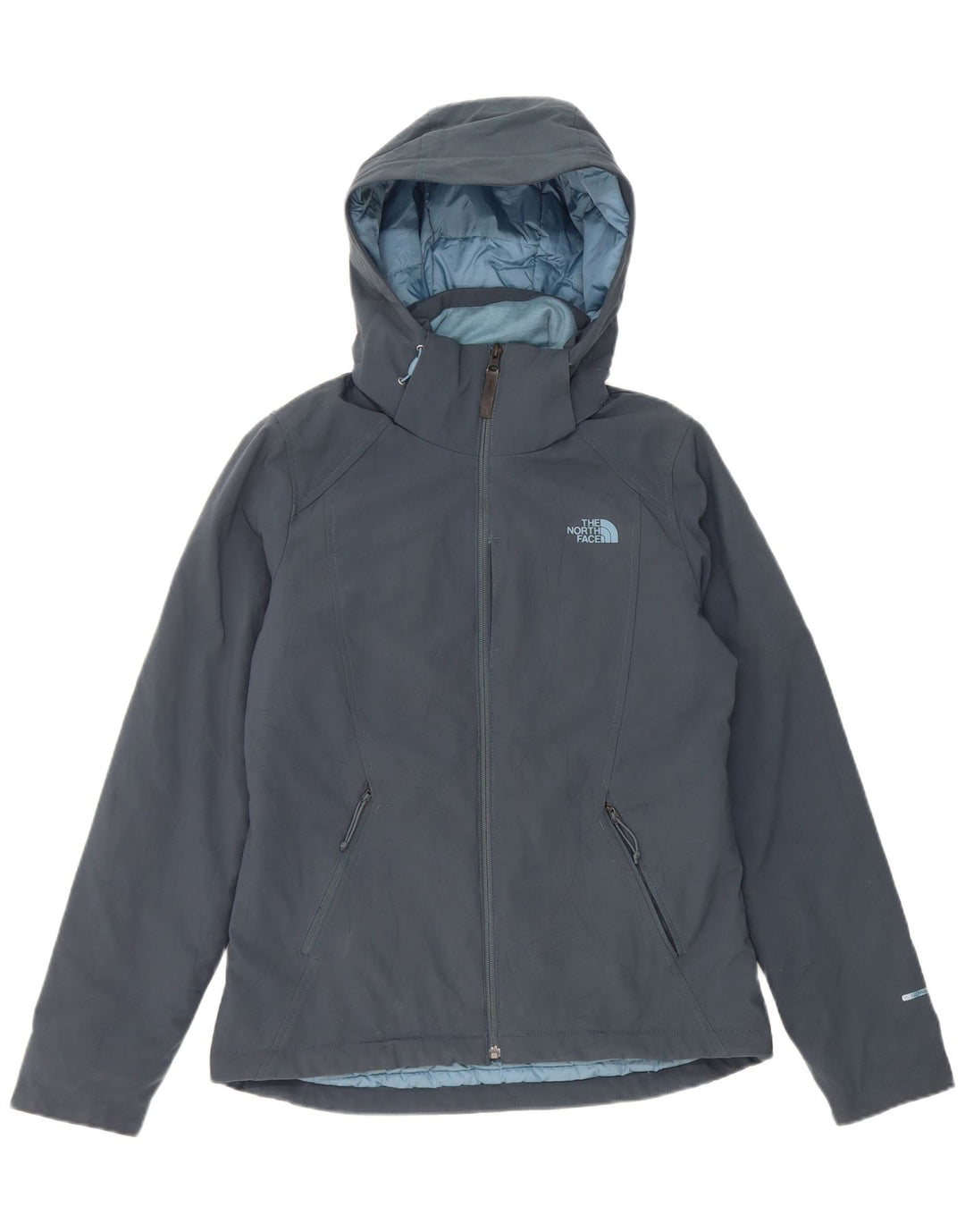 Giacca a vento con cappuccio da donna The North Face UK 10 Small Blu Navy