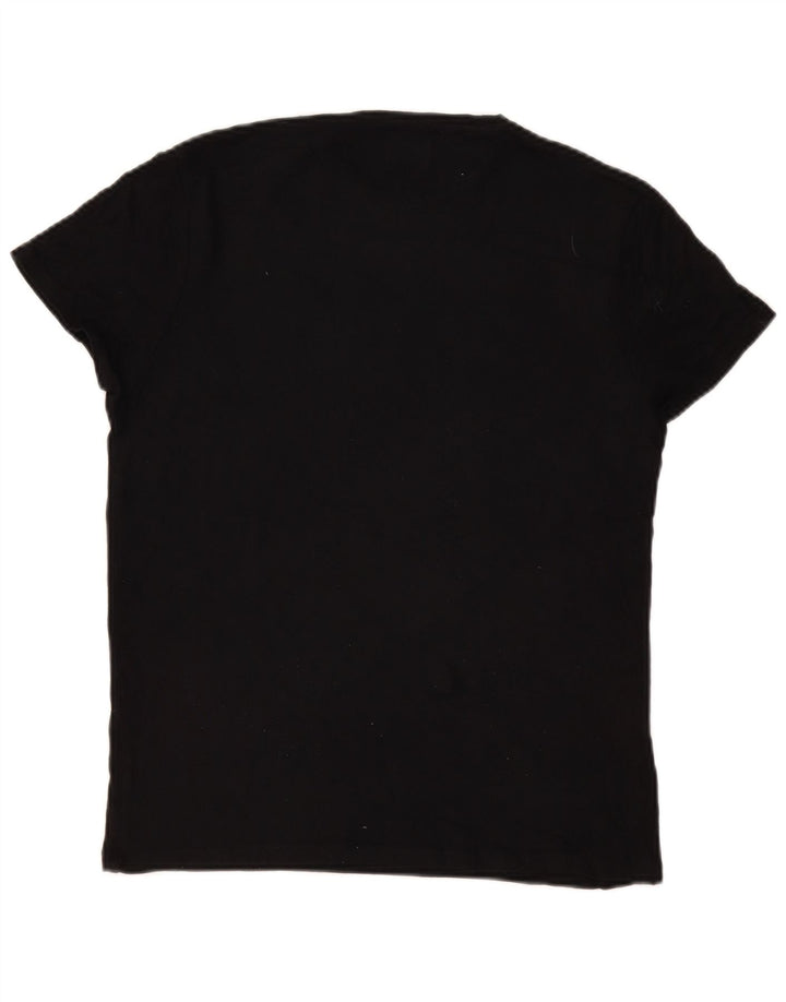 T-shirt Zara da uomo Top media nera