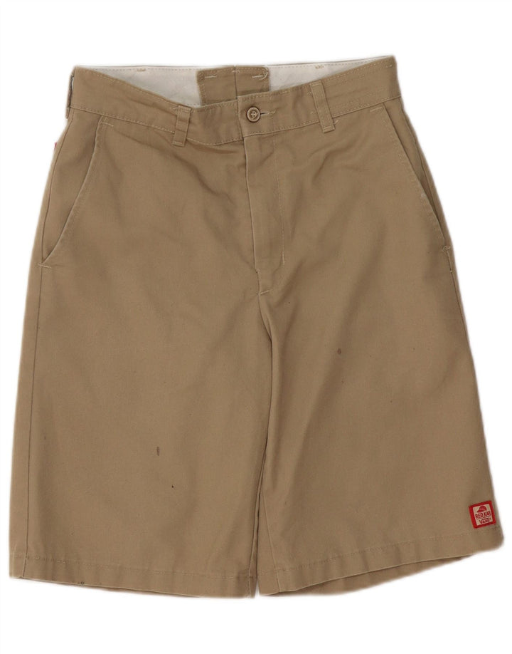 Pantaloncini chino Vans Kap rossi da uomo W28 piccoli in poliestere kaki