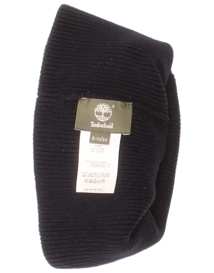 Cappello Beanie da ragazzo Timberland 8-9 anni in cotone blu navy