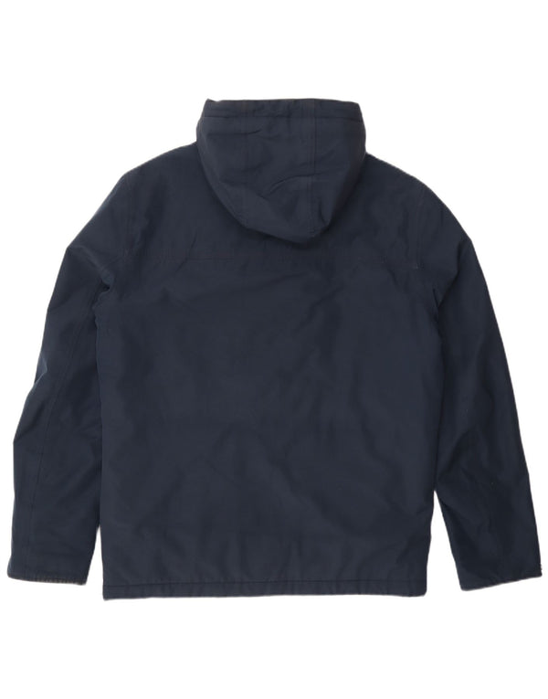 Giacca a vento con cappuccio da uomo Timberland UK 36 Small Poliestere blu navy