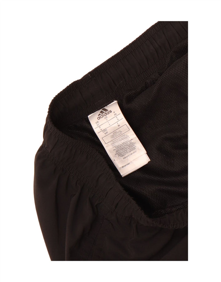 Pantaloncini sportivi da uomo Adidas medi neri in poliestere