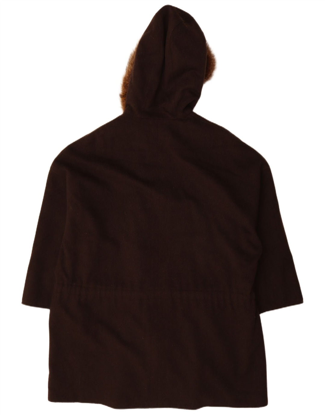 Soprabito oversize con cappuccio da donna Admont EU 42 Large in lana marrone