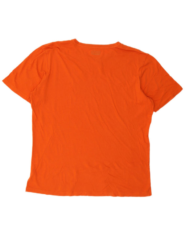 T-shirt grafica da uomo Kappa Top 2XL Arancione