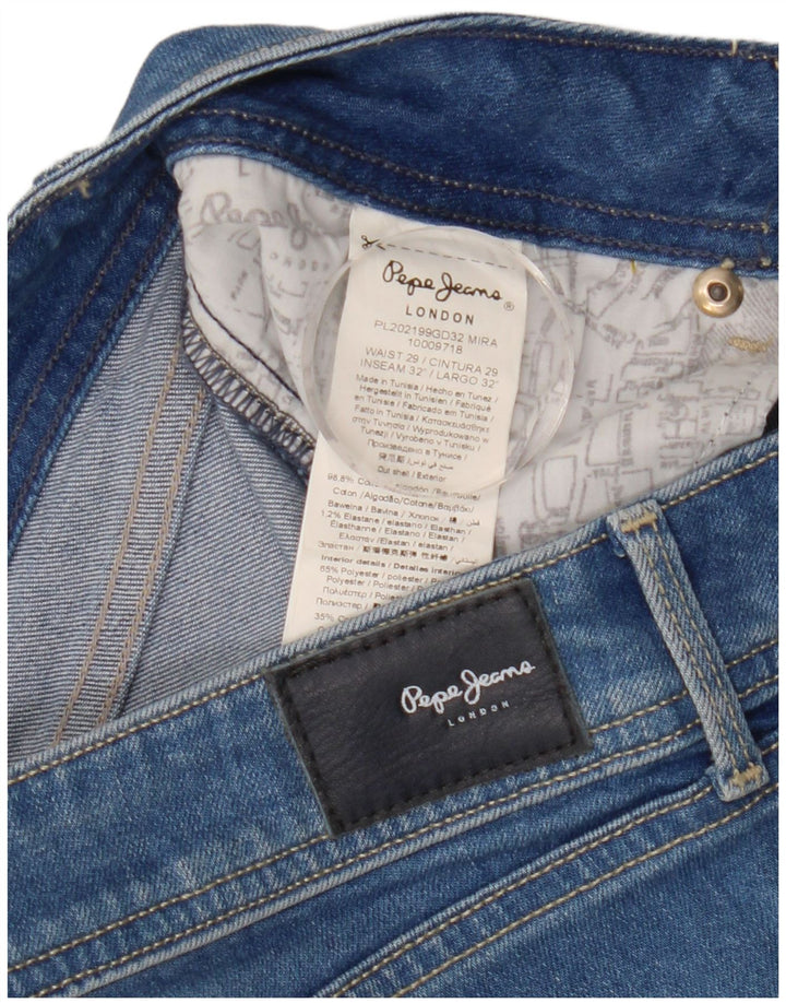 Jeans slim da donna PEPE Jeans W29 L32 cotone blu