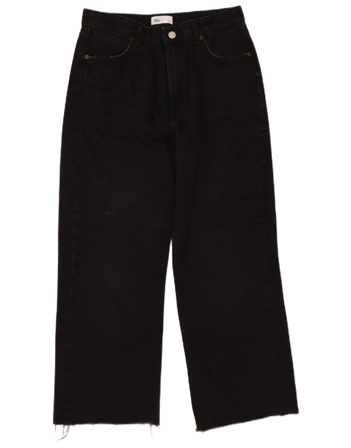 Jeans larghi da donna Zara EU 42 grandi W32 L28 neri