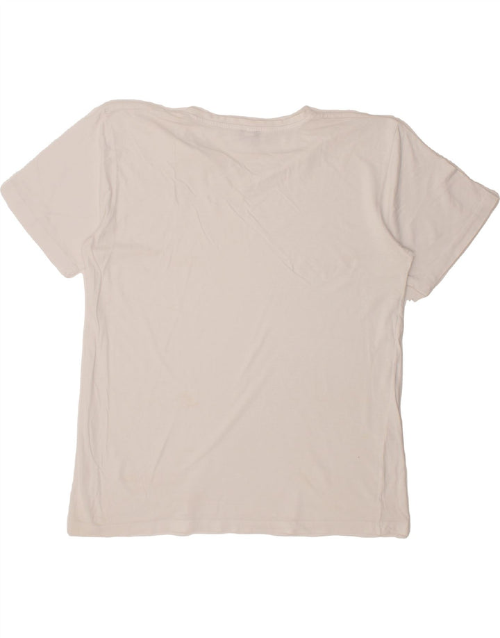 KAPPA Womens T-Shirt Top UK 20 2XL White Vintage Kappa and Second-Hand Kappa from Messina Hembry 