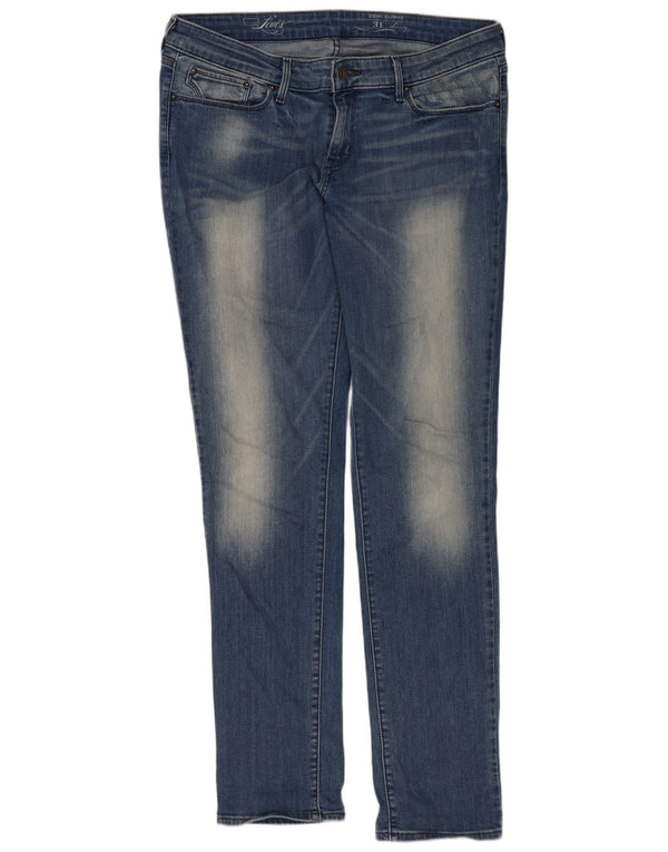 Jeans skinny a vita bassa Demi Curve da donna Levi's W31 L34 cotone blu