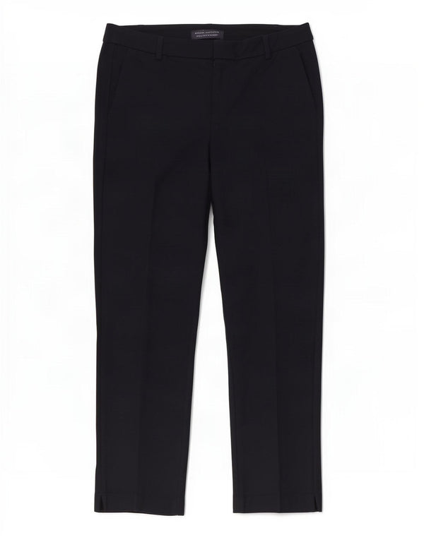 Pantaloni da abito dritti da donna Marks & Spencer UK 14 Large W34 L27 Blu Navy